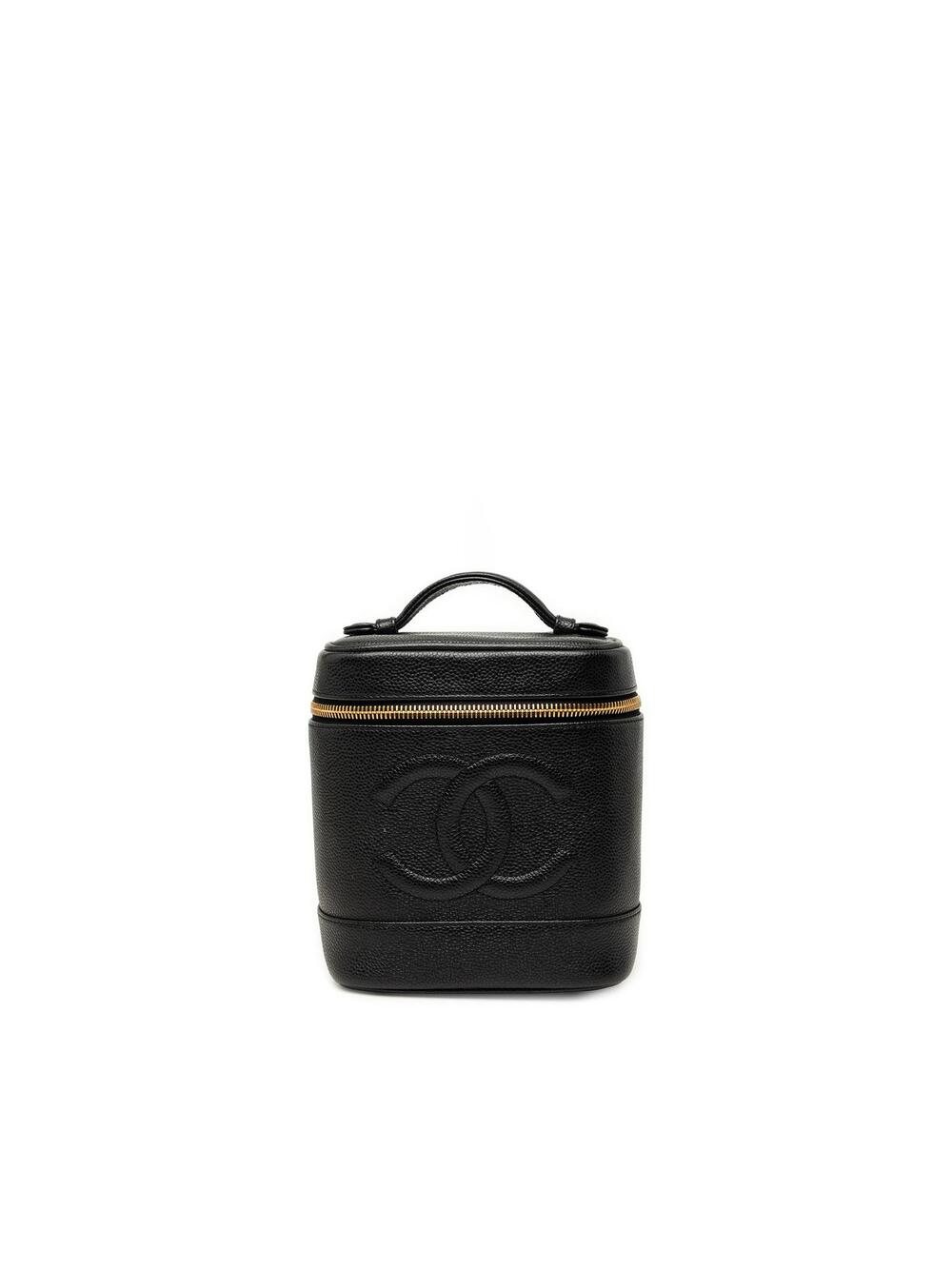 Chanel Cc Caviar Vanity Case Pre-Loved #335114C12B